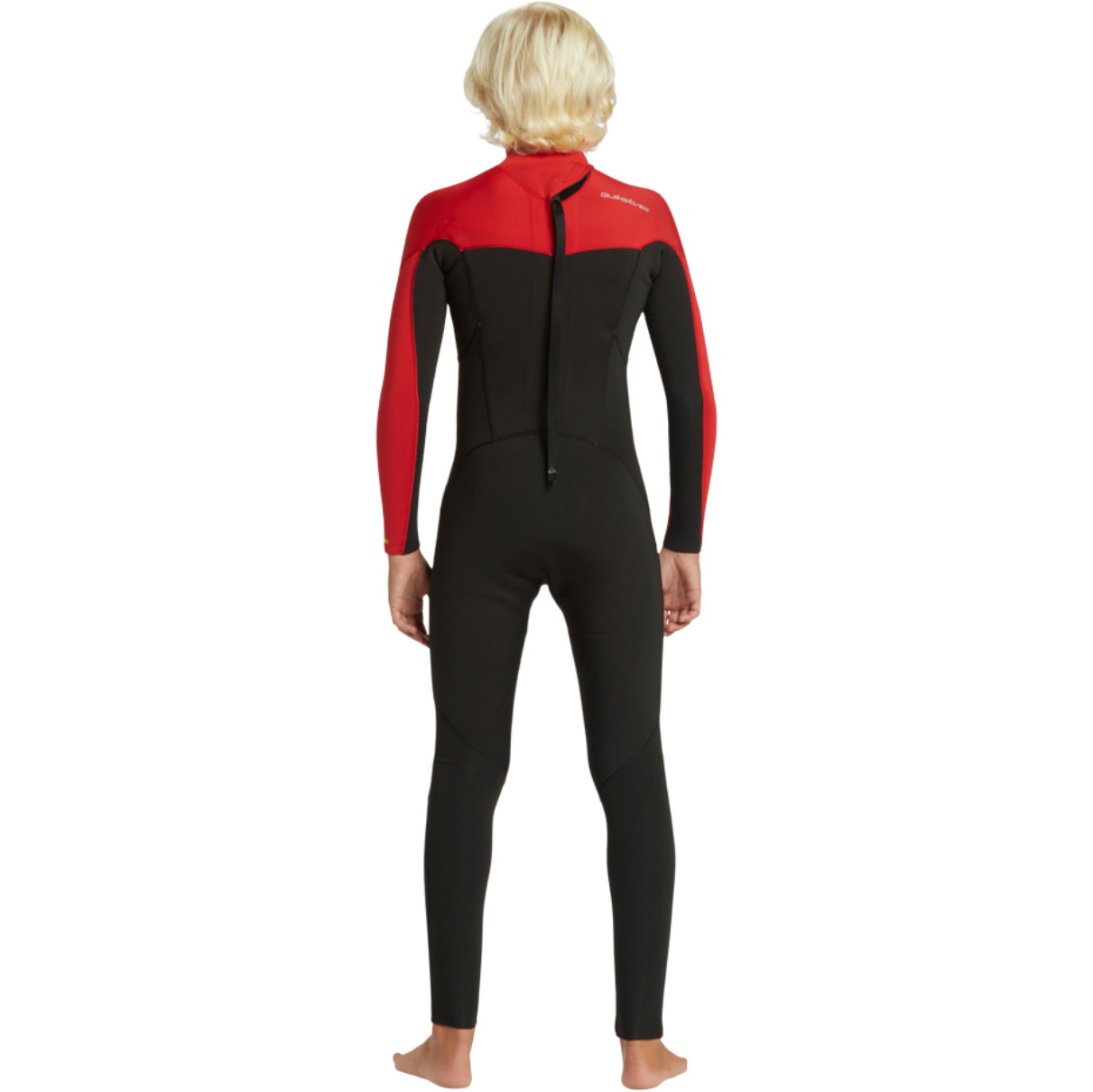 2026 Quiksilver Junior Everyday Sessions 3/2mm Back Zip Wetsuit EQBW103114 - High Risk Red